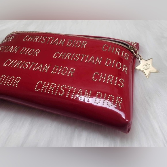Dior Handbags - Christian Dior Studded Makeup Pouch